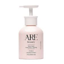 ARE BEAUTY BODY CREAM LAIT HYDRATANT REPARATEUR VITAMIN C LIQUORICE EXTRACT HYALURONIC ACID 300ML
