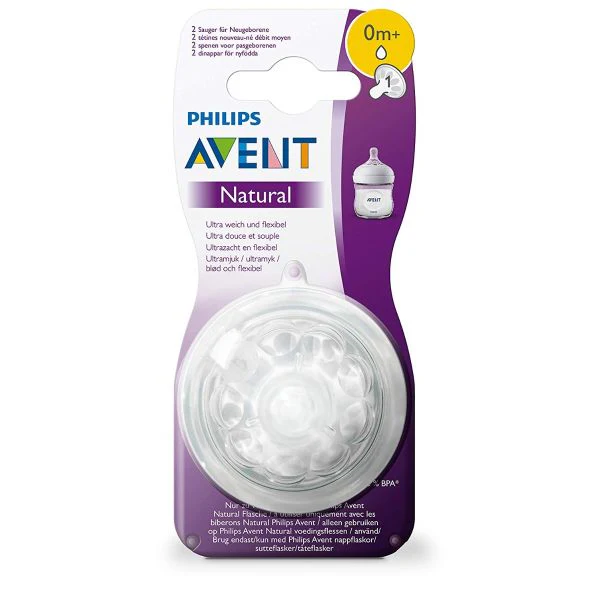 AVENT TETINE NATURAL +0MOIS B2 REF SCF041/27