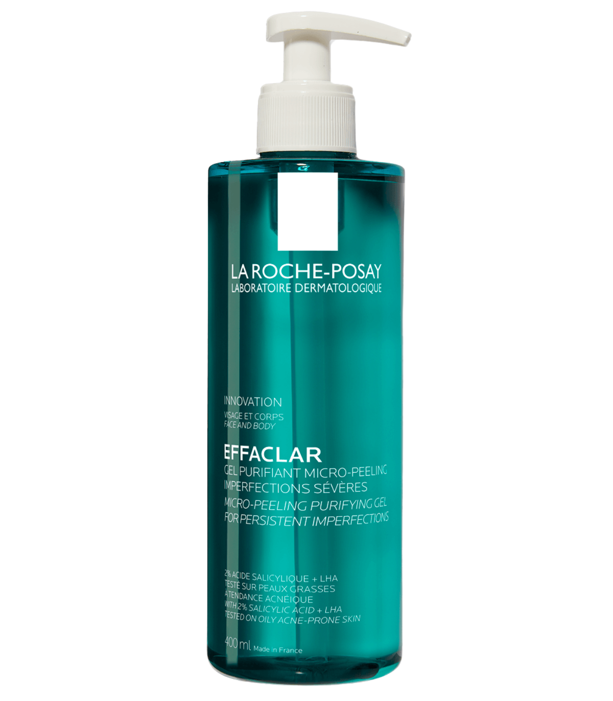 LA ROCHE-POSAY EFFACLAR GEL PURIFIANT MICRO-PEELING PEAU GRASSE ACNÉIQUE 400ML