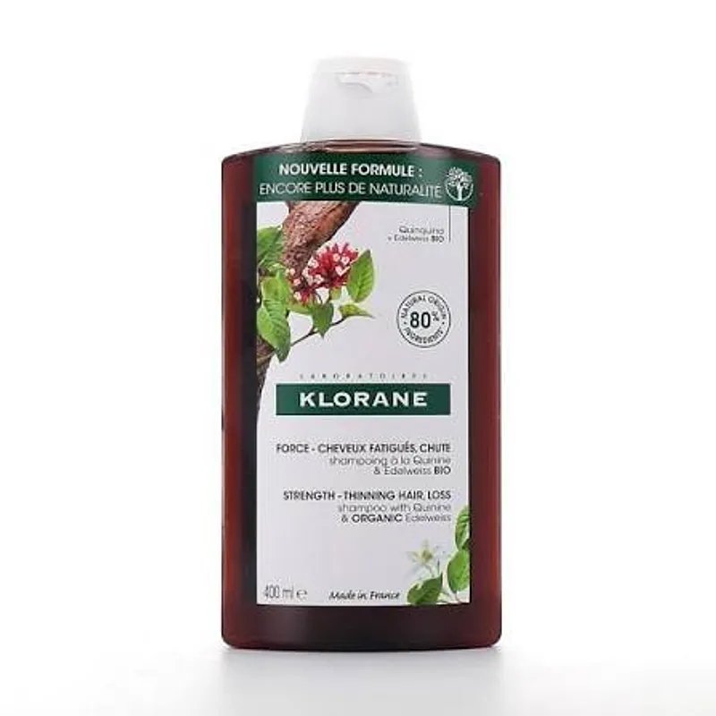 KLORANE QUININE SHAMPOOING A LA QUININE ET AUX VITAMINES B ANTI-CHUTE 400ML