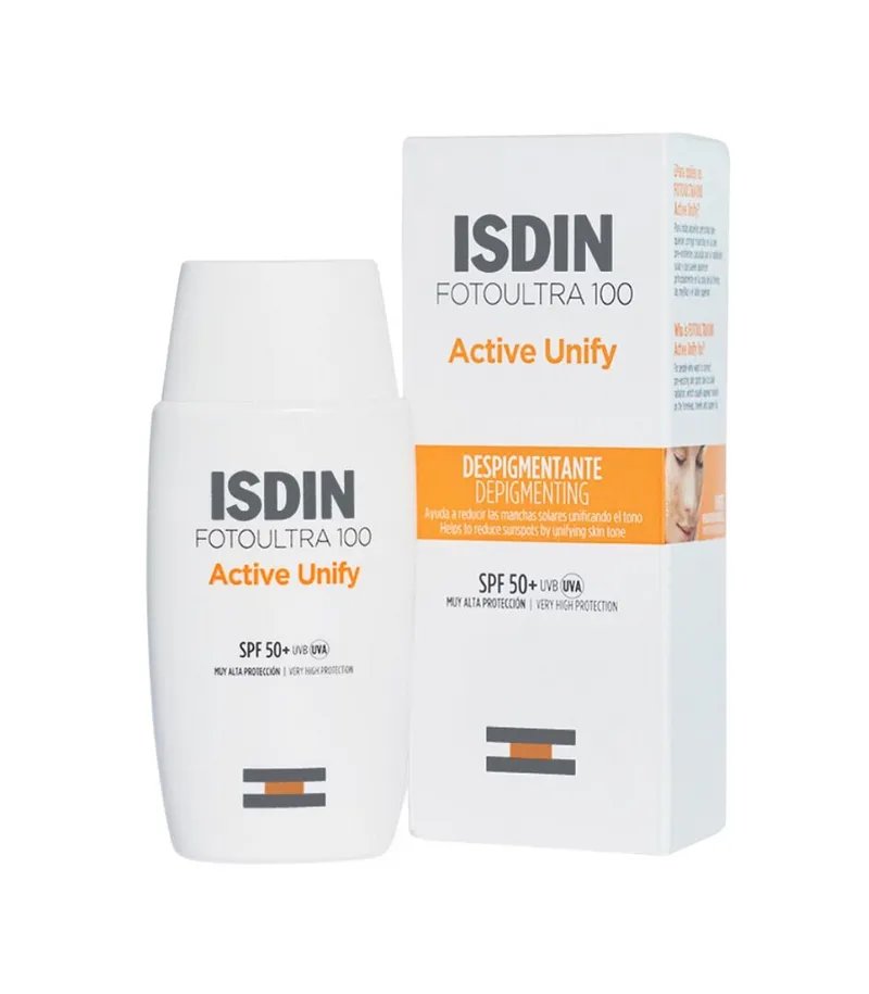 ISDIN FOTOULTRA 100 INVISIBLE ACTIVE UNIFY 50+SPF CORRIGE TRANSPARENT 50ML