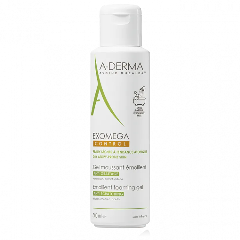 ADERMA EXOMEGA CONTROL GEL MOUSSANT EMOLLIENT 500ML