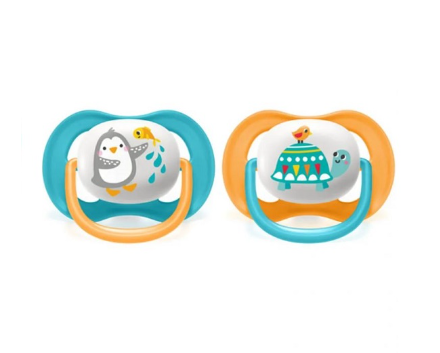 AVENT SUCETTE ULTRA AIRE ANIMALE ORTHODONTIQUE 6-18MOIS B2 REF SCF080/08
