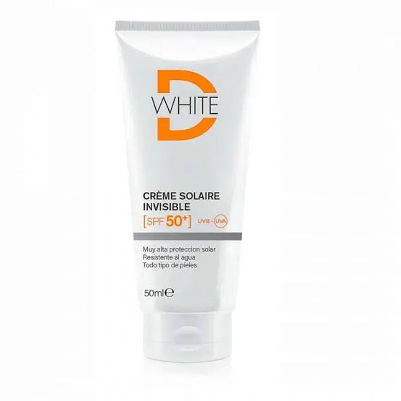 DWHITE CREME SOLAIRE INVISIBLE SPF50+ 50ML