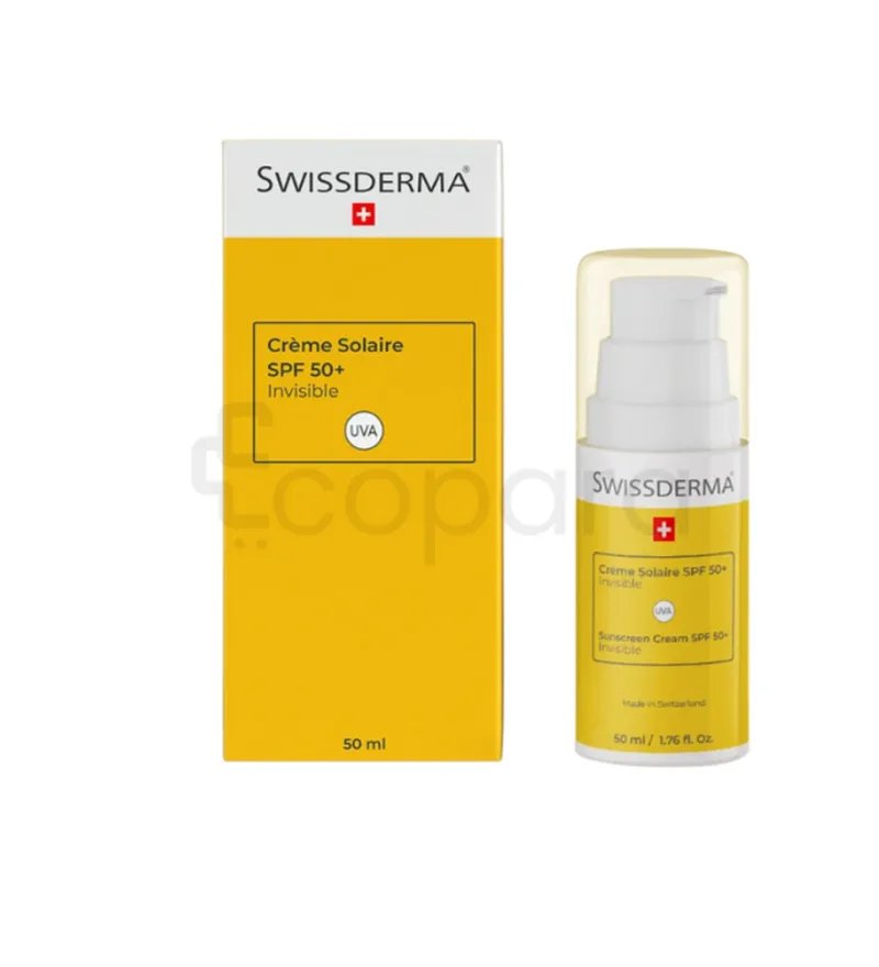 SWISSDERMA CREME SOLAIRE INVISIBLE SPF50+ 50ML