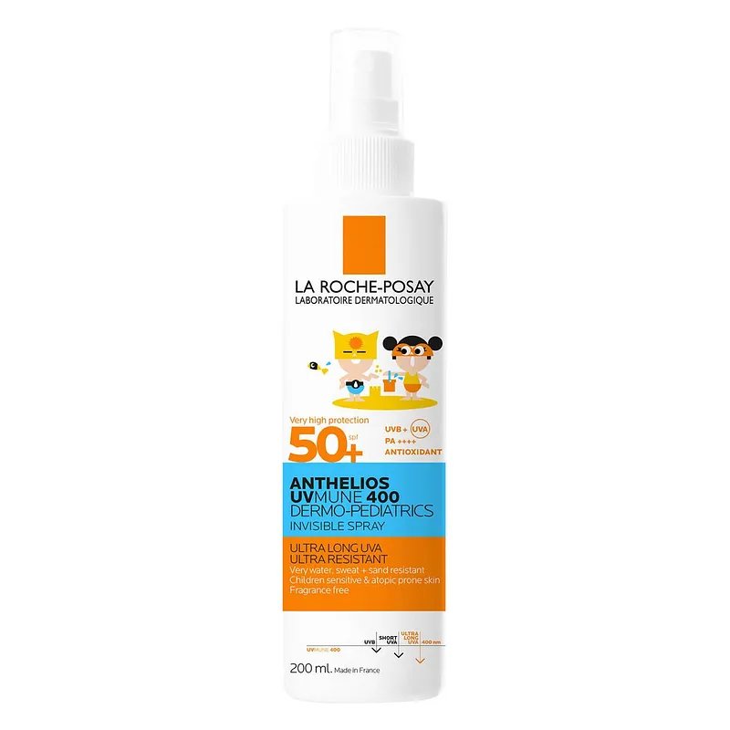 LA ROCHE POSAY ANTHELIOS UVMUNE 400 DERMO-PEDIATRICS INVISIBLE SPRAY SPF50+ 200ML