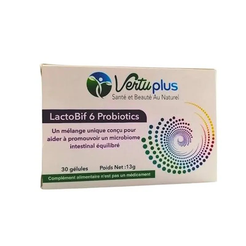 VERTUPLUS LACTOBIF 6 PROBIOTICS B30 GELULES