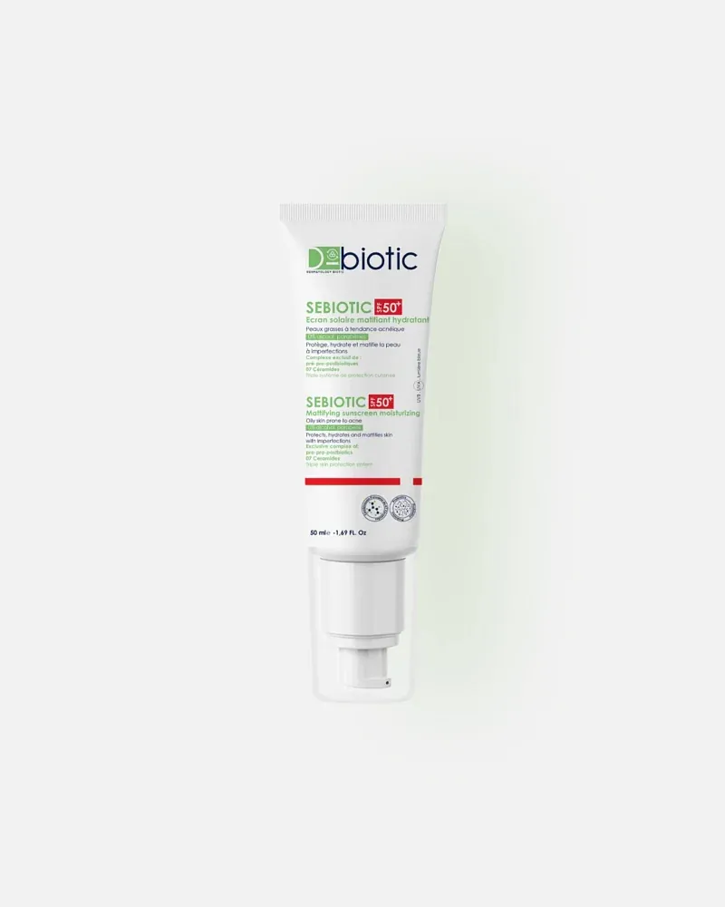 D-BIOTIC SEBIOTIC ECRAN SOLAIRE MATIFIANT SPF50+ 50ML