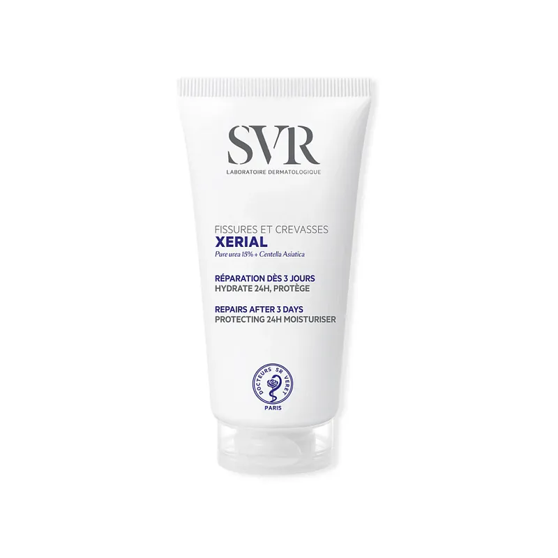 SVR XERIAL FISSURES ET CREVASSES CREME PROTECTRICE ET REPARATRICE PIEDS ET MAINS TRES SECS 50ML