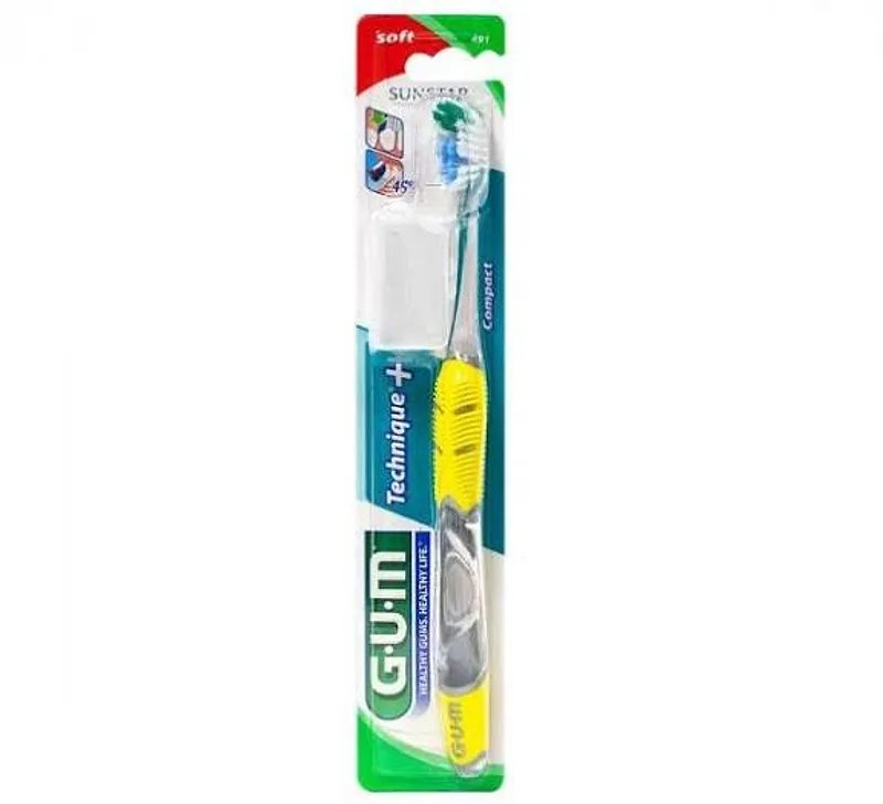 GUM BROSSE A DENTS TECHNIQUE SOUPLE COMPACTE REF 491