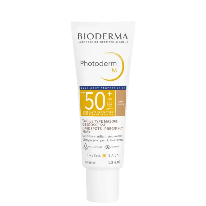 BIODERMA PHOTODERM M SPF50+ CREME TEINTEE PROTECTRICE TEINTE DOREE 40ML