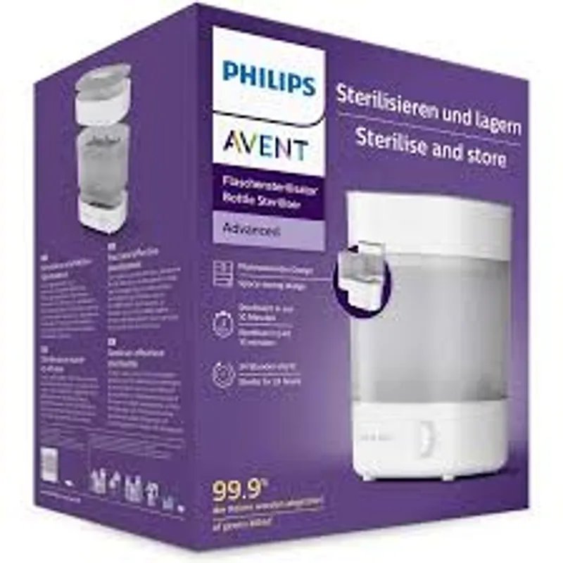 AVENT STERILISATEUR ELECTRIQUE A VAPEUR 3 EN 1 REF SCF284/03