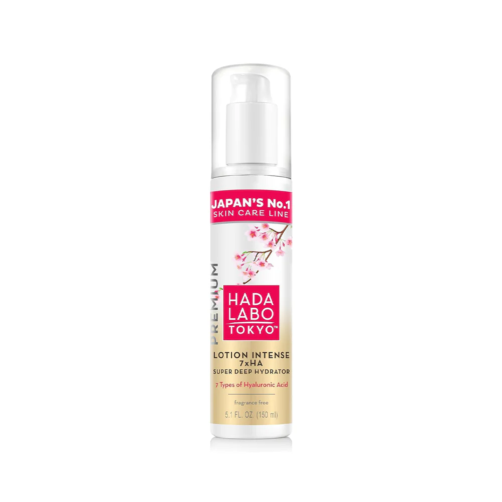 HADA LABO TOKYO JAPAN'S N°1 SKIN CARE LINE PREMIUM LOTION INTENSE 7*HA SUPER DEEP HYDRATOR 7 TYPES OF HYALURONIC ACID 150ML