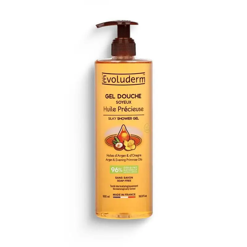 EVOLUDERM GEL DOUCHE SOYEUX HUILE PRECIEUSE 500ML