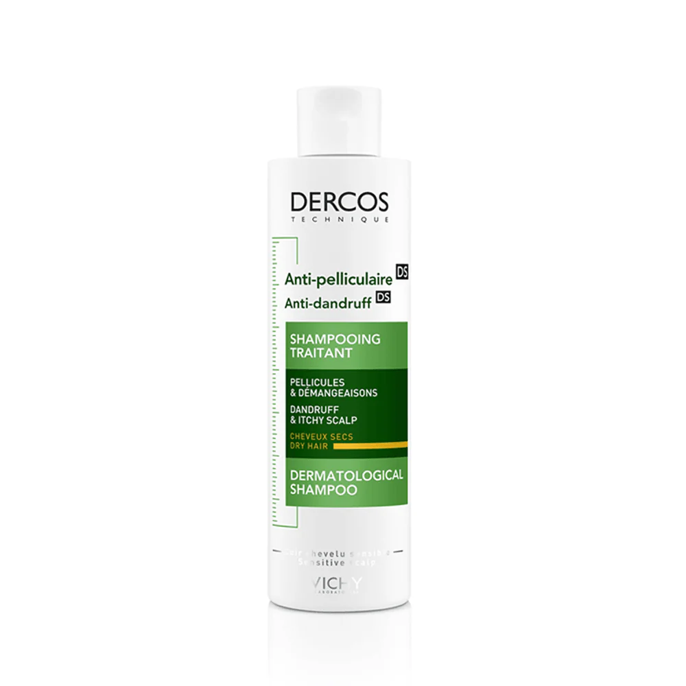 VICHY DERCOS ANTI-PELLICULAIRE SHAMPOOING TRAITANT ANTI-PELLICULAIRE CHEVEUX SECS 200ML