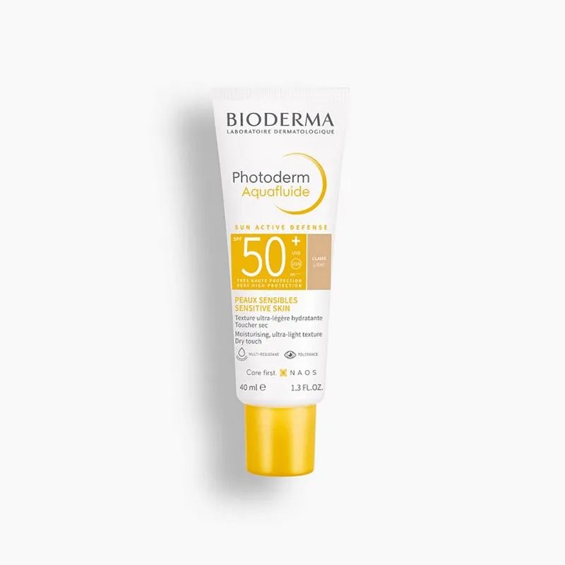 BIODERMA PHOTODERM MAX SPF50+ AQUAFLUIDE TEINTE CLAIRE 40ML
