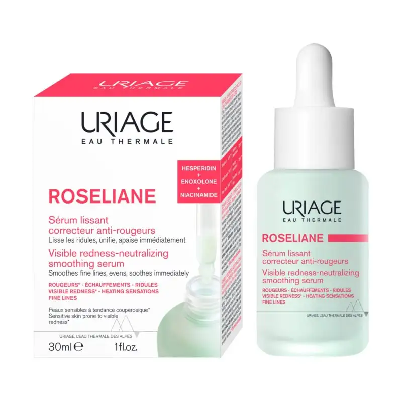 URIAGE ROSELIANE SERUM LISSANT CORRECTEUR ANTI-ROUGEURS 30ML