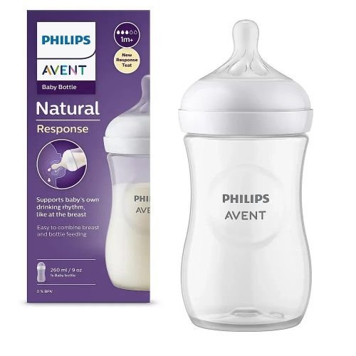 AVENT BIBERON NATURAL RESPONSE +1MOIS 260ML B1 REF SCY903/01