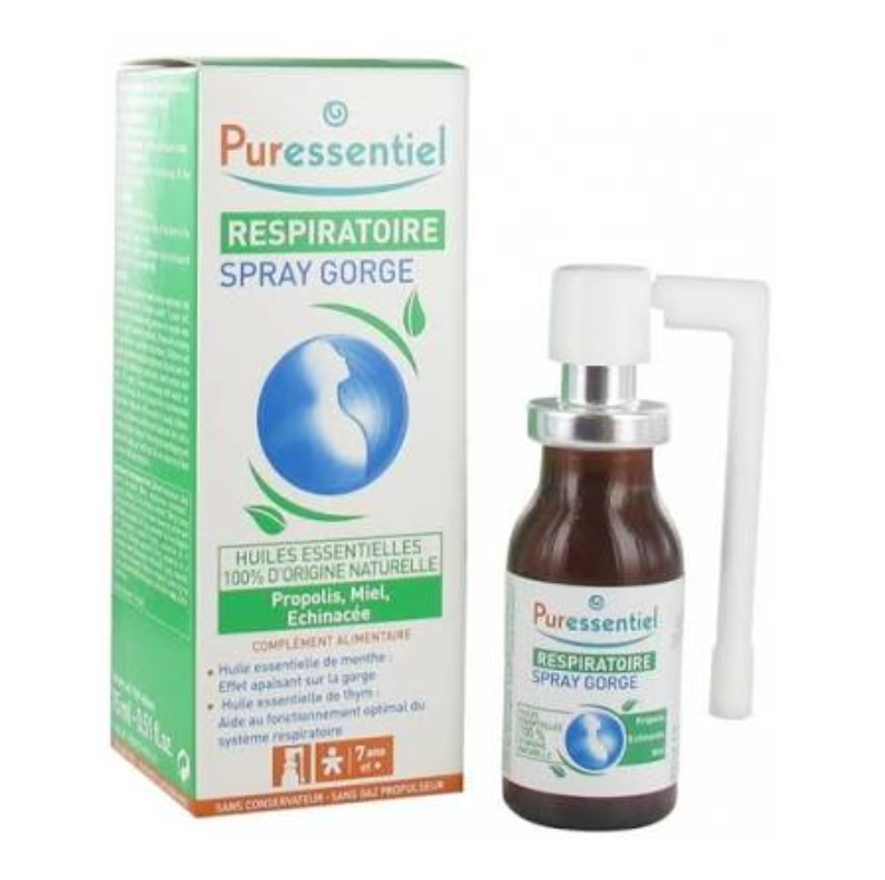 PURESSENTIEL RESPIRATOIRE SPRAY GORGE 15ML