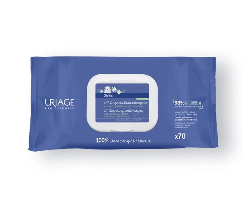 URIAGE BEBE 1ERE LINGETTES NETTOYANTES B70