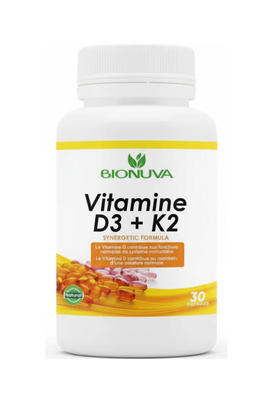 BIONUVA VITAMINE D3 5000IU 125MG B60 CAPSULES