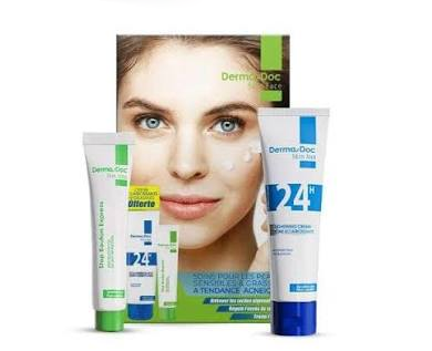 DERMADOC PACK SKIN STOP BOUTONS EXPRESS 15ML + CREME ECLAIRCISSANTE 50ML