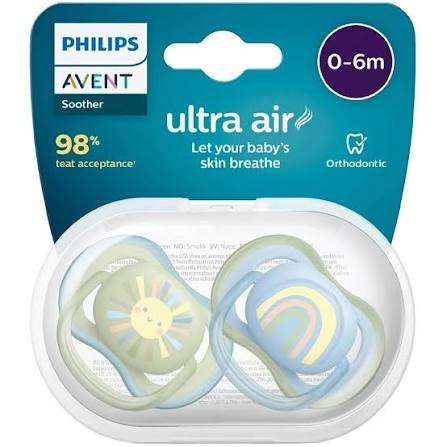 AVENT SUCETTE ULTRA AIR 0-6MOIS BOY REF 085/58
